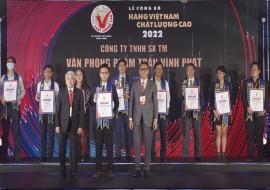 Đạt danh hiệu Hàng Việt Nam Chất Lượng Cao 2022